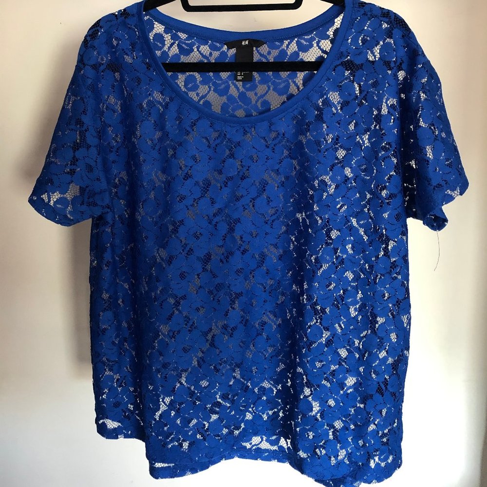 Blue Lace Shirt